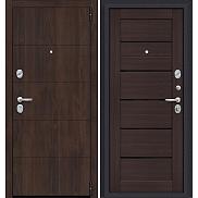 Дверь входная Porta S-3P 4/П22 Almon 33/Wenge Veralinga/Black Star, 2 замка, с ночной задвижкой