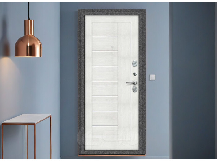 ДС Porta S-2P 109/П29 Bianco Veralinga WW/Антик Серебро 205*88 Левая