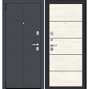 Дверь входная Porta S-3P 10/П50 Nordic Oak/Лунный камень, 2 замка, с ночной задвижкой