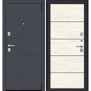 Дверь входная металлическая «Porta S-3P 10/П50» Graphite Pro/Nordic Oak