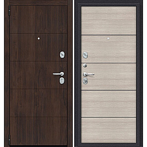 Дверь входная Porta S-3P 4/П50 Almon 28/Cappuccino Veralinga, 2 замка