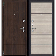 Дверь входная Porta S-3P 4/П50 Almon 28/Cappuccino Veralinga, 2 замка, с ночной задвижкой