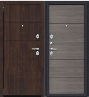 Дверь входная Porta S-3P 4/П50 Almon/Grey Veralinga, 2 замка, с ночной задвижкой