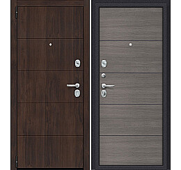 Дверь входная Porta S-3P 4/П50 Almon 28/Grey Veralinga, 2 замка, с ночной задвижкой