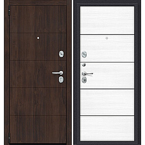 Дверь входная Porta S-3P 4/П50 Almon 28/Snow Veralinga, 2 замка