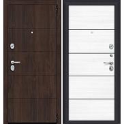 Дверь входная Porta S-3P 4/П50 Almon 28/Snow Veralinga, 2 замка, с ночной задвижкой