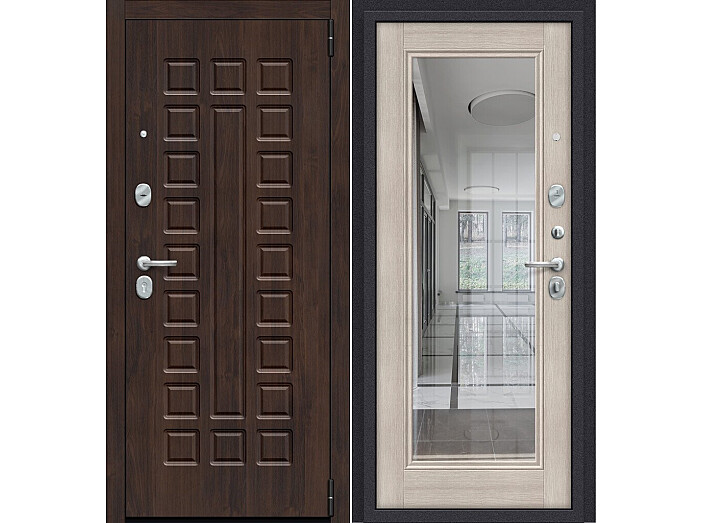 ДС Porta S-3P 51/П61 Almon 28/Cappuccino Veralinga R/Лунный камень 205*88 Левая