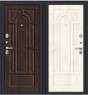 Дверь входная Porta S-3P 55.55 Almon/Nordic Oak, 2 замка, с ночной задвижкой