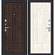 Дверь входная Porta S-3P 55.55 Almon 29/Nordic Oak, 2 замка, с ночной задвижкой