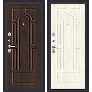 Дверь входная Porta S-3P 55.55 Almon 30/Nordic Oak, 2 замка, с ночной задвижкой