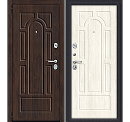 Дверь входная Porta S-3P 55.55 Almon 28/Nordic Oak, 2 замка, с ночной задвижкой