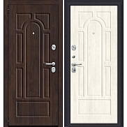 Дверь входная Porta S-3P 55.55 Almon 28/Nordic Oak, 2 замка, с ночной задвижкой