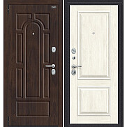 Дверь входная Porta S-3P 55.K12 Almon 28/Nordic Oak, 2 замка, с ночной задвижкой