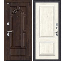 Дверь входная Porta S-3P 55.K12 Almon 28/Nordic Oak, 2 замка, с ночной задвижкой