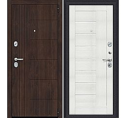 Дверь входная металлическая «Porta S-3P 9/П29» (Модерн) Almon 28/Bianco Veralinga WW