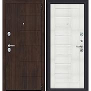 Дверь входная металлическая «Porta S-3P 9/П29» (Модерн) Almon 28/Bianco Veralinga WW