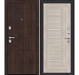 Дверь входная металлическая «Porta S-3P 9/П29» (Модерн) Almon 28/Cappuccino Veralinga WP