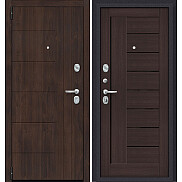 Дверь входная Porta S-3P 9/П29 Almon 28/Wenge Veralinga/Black Star, 2 замка, с ночной задвижкой