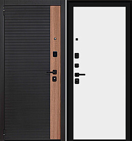 Дверь входная Porta R-3 88.1/50.1 Moon Stone/Light Sonoma/Super White, 2 замка