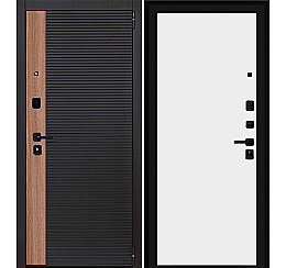 Дверь входная Porta R-3 88.1/50.1 Moon Stone/Light Sonoma/Super White, 2 замка, с ночной задвижкой