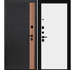 Дверь входная Porta R-3 88.1/50.1 Moon Stone/Light Sonoma/Super White, 2 замка, с ночной задвижкой