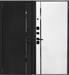 Дверь входная Porta R-3 99/99B Moon Stone/Super White, 2 замка, с ночной задвижкой