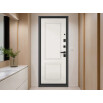 tumb 2 - ДМ CITY MAX PP Черный муар металлик/ 9BD-1 МДФ Чёрный матовый, 9BD-1МДФ  белый матовый 205*86 Правая