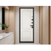 tumb 2 - ДМ CITY MAX PP Черный муар металлик/ 9BD-1 МДФ Чёрный матовый, 9BD-1МДФ белый матовый 205*96 Правая