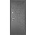 Дверь входная City Max PP 184/130 МДФ Бетон серый, 184/МДФ Эмаль белоснежная, 130, 2 замка, с ночной задвижкой