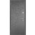 Дверь входная City Max PP 184/130 МДФ Бетон серый, 184/МДФ Эмаль белоснежная, 130, 2 замка, с ночной задвижкой