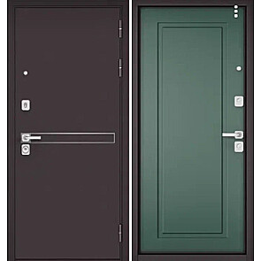 Дверь входная Сити Макс МП D-4/ 1 Шоколад букле/Авокадо, 2 замка