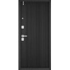 tumb 3 - ДМ CITY MAX РP Черный муар металлик/МДФ Матовый черный 161/МДФ Матовый черный 161 205*86 Левая (фурнитура черная)