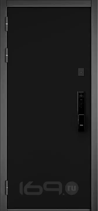 ДМ CITY MAX IQ PP Черный муар металлик/МДФ-100 CSmart Черный матовый/ МДФ-164 mirror Черный матовый 205*96 Левая