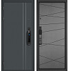 tumb 1 - ДМ CITY MAX IQ MP Черный муар металлик , D-5 Csmart/ МДФ Бетон серый 130 205*96 Левая