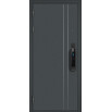 tumb 2 - ДМ CITY MAX IQ MP Черный муар металлик , D-5 Csmart/ МДФ Бетон серый 130 205*96 Левая