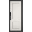 tumb 3 - ДМ CITY MAX IQ PP Черный муар металлик/МДФ Чёрный матовый, 9В-161, МДФ Белый матовый 9ВD-1  205*96 Левая