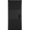 tumb 2 - ДМ CITY MAX IQ PP Черный муар металлик/МДФ Чёрный матовый , 162 Сsmart/ МДФ Чёрный матовый 184 205*88 Левая