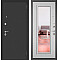 ДМ FAMILY ECO MP Антрацит букле/МДФ Белый ларче E-140 mirror Задвижка 205*96 Левая 