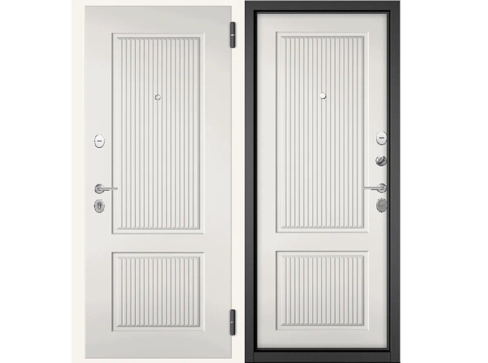 ДМ FAMILY ECO РP Антрацит Букле/МДФ Белый софт 198 /МДФ Белый софт 198 205*86 Левая ДМ FAMILY ECO РP Антрацит Букле/МДФ Белый софт 198 /МДФ Белый софт 198 205*86 Левая