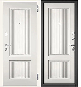 Дверь входная Family Eco PP 198/198 Белый софт 198/Белый софт 198, 2 замка