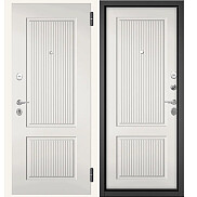 Дверь входная Family Eco PP 198/198 Белый софт/Белый софт, 2 замка