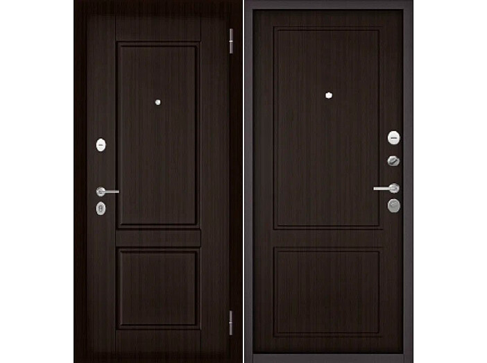 ДМ FAMILY ECO РP Антрацит букле/МДФ Шоколад ларче D1  /МДФ Шоколад ларче D1 205*86 Левая