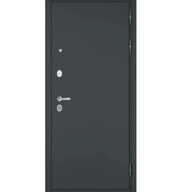 Дверь входная Trust Mass MP 9S-164, с зеркалом Черный муар металлик/Графит Софт 9S-164 mirror, 2 замка