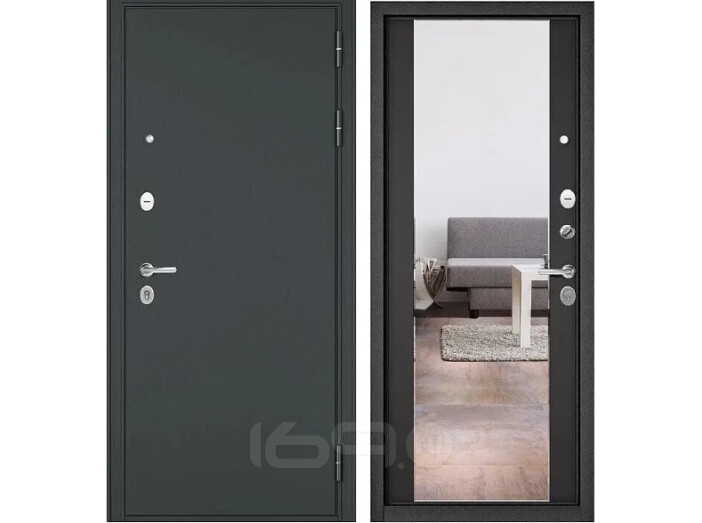 ДМ TRUST MASS MP Черный муар металлик/МДФ Д Графит Софт 9S-164 mirror Черная броненакладка 207*96 Левая ДМ TRUST MASS MP Черный муар металлик/МДФ Д Графит Софт 9S-164 mirror Черная броненакладка 207*96 Левая