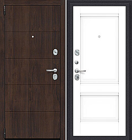 Дверь входная Porta R-3 4/K42 Almon 28/Snow Veralinga, 2 замка
