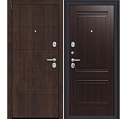 Дверь входная Porta R-3 4/K42 Almon 28/Wenge Veralinga, 2 замка, с ночной задвижкой