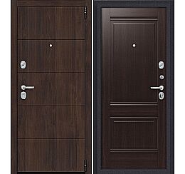 Дверь входная Porta R-3 4/K42 Almon 28/Wenge Veralinga, 2 замка, с ночной задвижкой