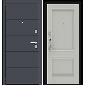 Дверь входная Porta R-3 4/K42 Graphite Pro/Nardo Grey, 2 замка