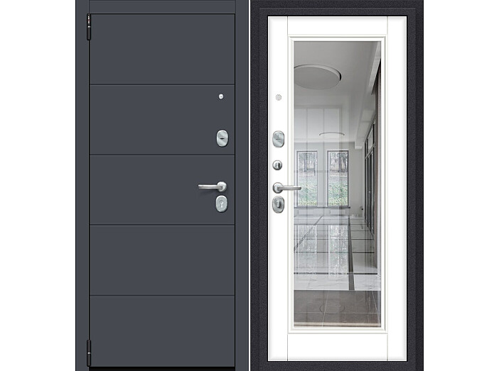 ДС Porta R-3 4/П61 Graphite Pro/Super White R/Лунный камень 205*88 Левая