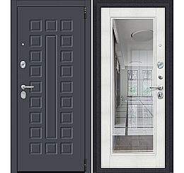 Дверь входная металлическая «Porta R-3 51/П61» Graphite Pro/Bianco Veralinga